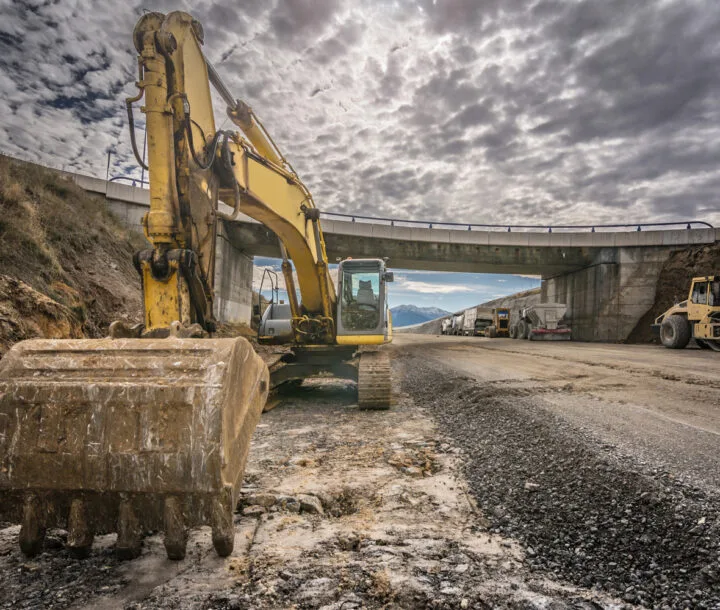 Heavy Equipment - Backhoe in Action